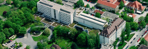 Campus von oben fotografiert